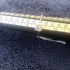 925 Sterling Silver Moissanite Ring